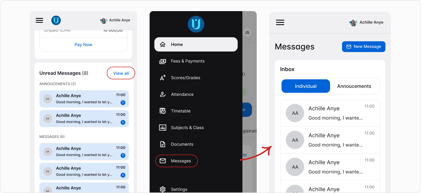 Viewing and receiving messages guide
