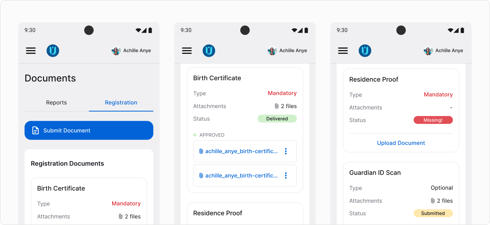 Viewing documents guide screenshots part 2